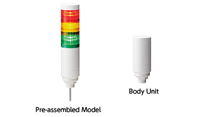 带 M12 连接器的 60mm LED 信号灯 LR6-WC