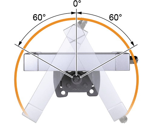 调节角度：120°